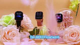 Ultra Thin Smartwatch AMOLED Calls Health
