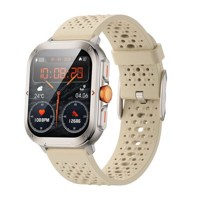 1.99 inch TFT Smartwatch Đồng hợp kim kẽm Slim Smart Watch màn hình HD