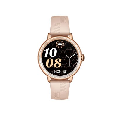 KW60C 300mAh Pin Dafit App chống nước IP68 GPS Motion Track Màn hình tròn Smartwatch để giám sát sức khỏe và giấc ngủ của phụ nữ