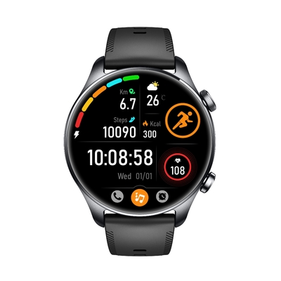 GPS Smartwatch KW296 AMOLED Hiển thị IP68 Kiểm tra thể dục chống nước